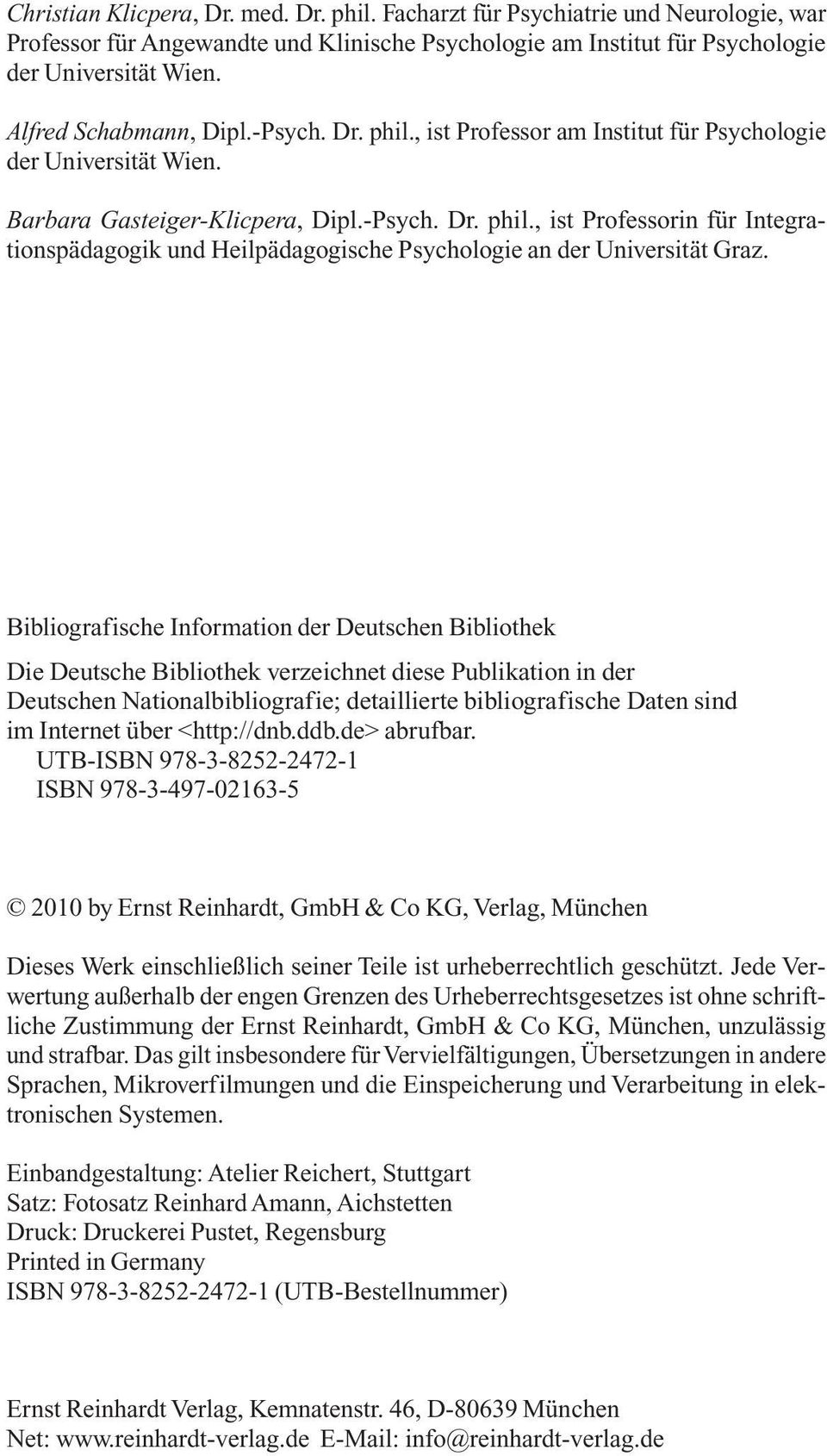Bibliografische Information der Deutschen Bibliothek Die Deutsche Bibliothek verzeichnet diese Publikation in der Deutschen Nationalbibliografie; detaillierte bibliografische Daten sind im Internet