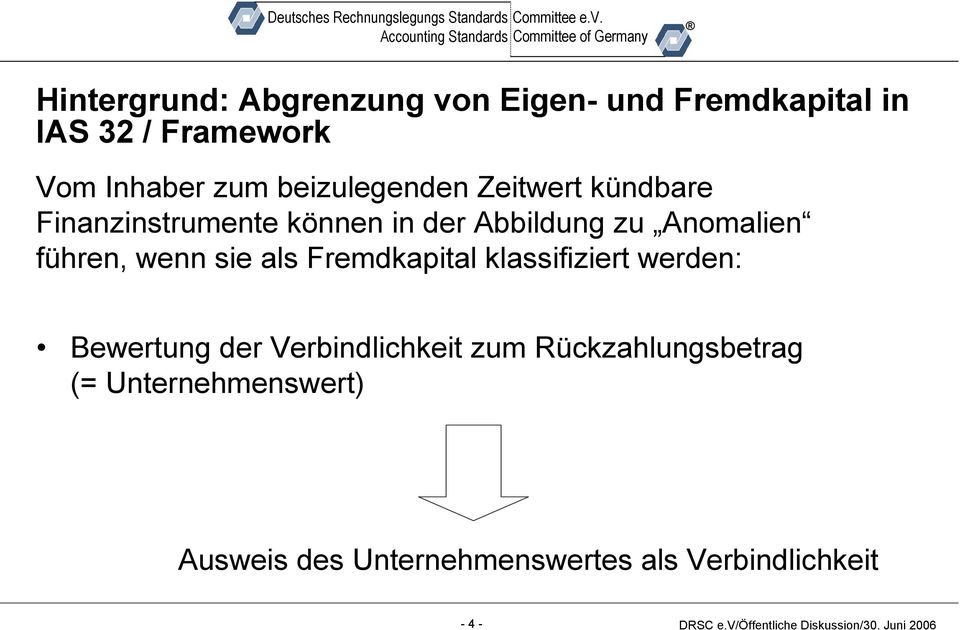 führen, wenn sie als Fremdkapital klassifiziert werden: Bewertung der Verbindlichkeit zum