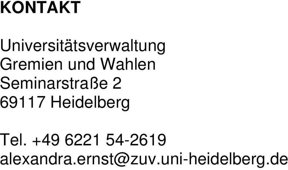 69117 Heidelberg Tel.