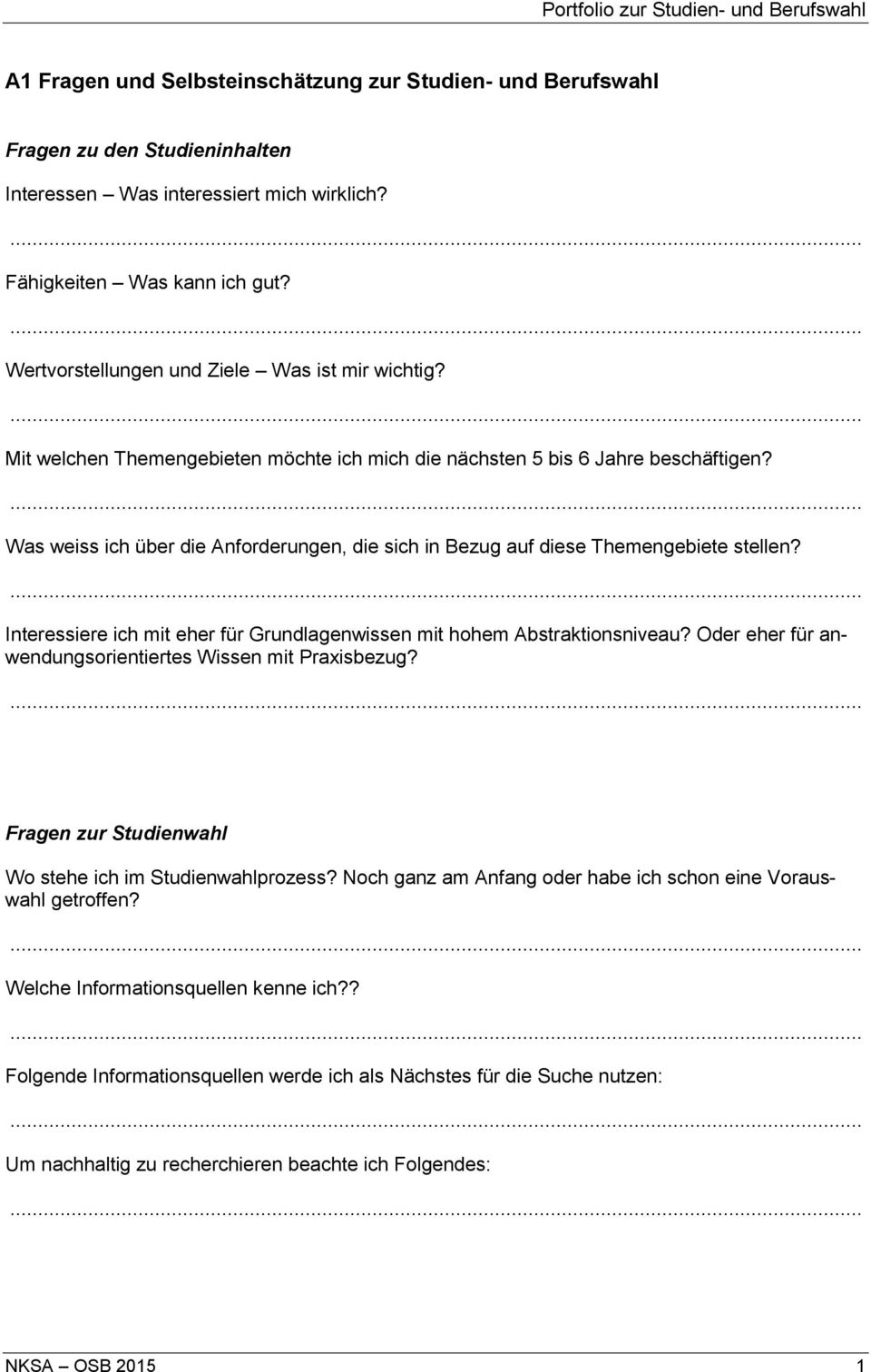 Was weiss ich über die Anforderungen, die sich in Bezug auf diese Themengebiete stellen? Interessiere ich mit eher für Grundlagenwissen mit hohem Abstraktionsniveau?