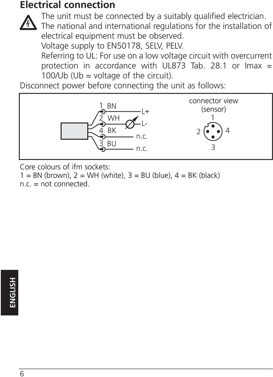 Referring to UL: For use on a low voltage circuit with overcurrent protection in accordance with UL87 Tab. 28.