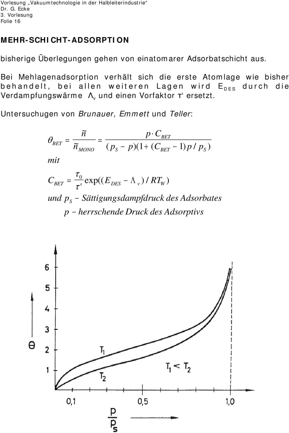 Verdmfungswärme Λ v und einen Vorfktor τ ersetzt.