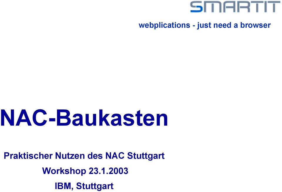 Nutzen des NAC Stuttgart
