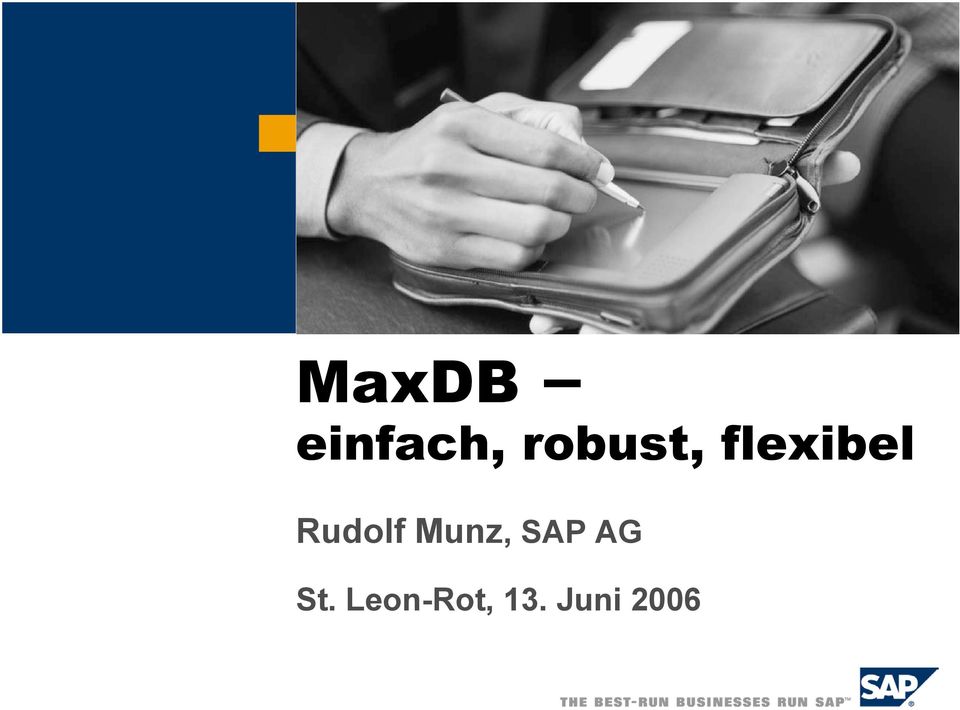 Rudolf Munz, SAP AG