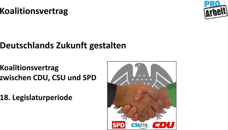 gestalten  zwischen CDU, CSU