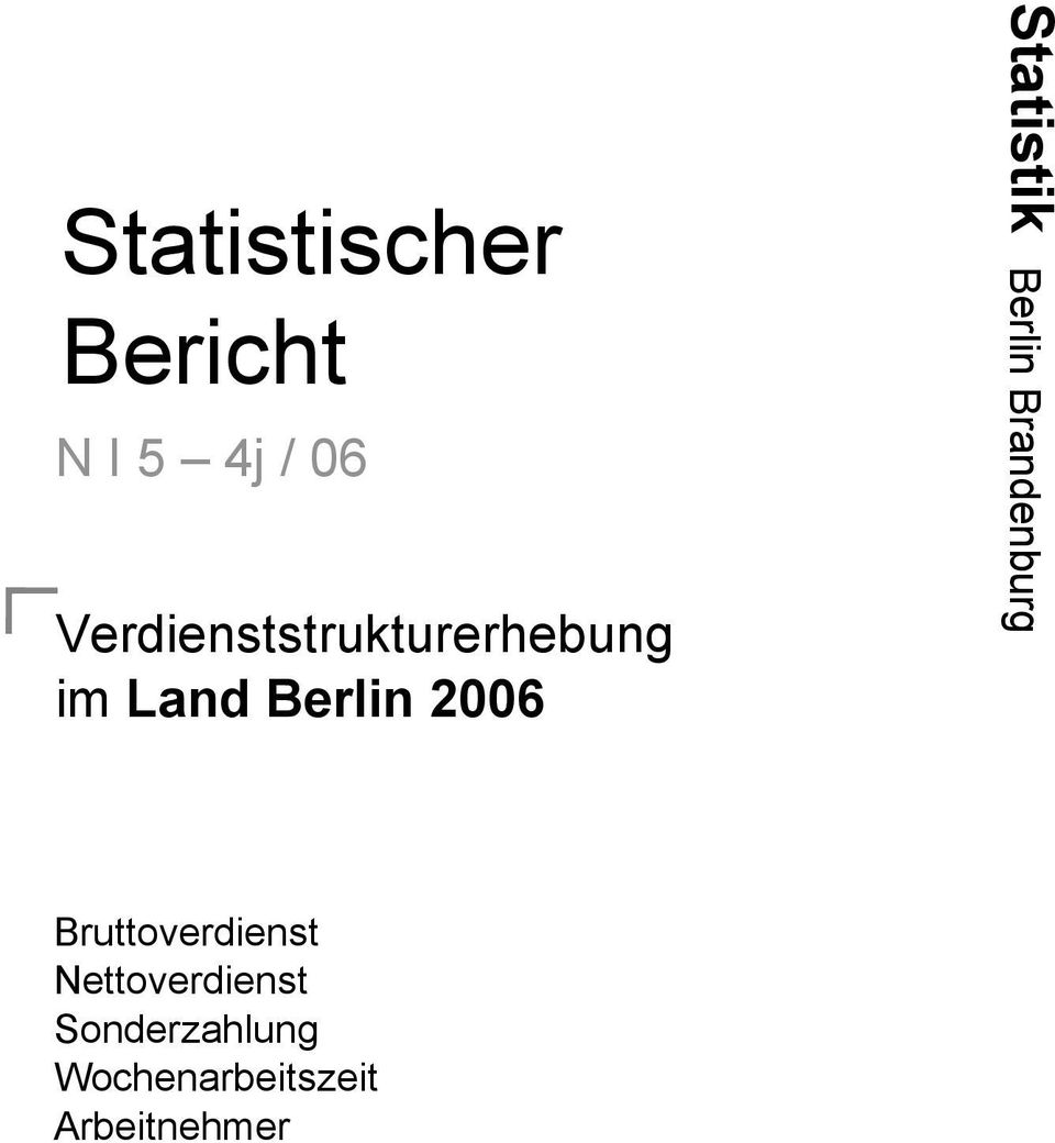 2006 Statistik Berlin Brandenburg