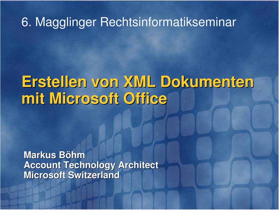 Microsoft Office Markus BöhmB Account