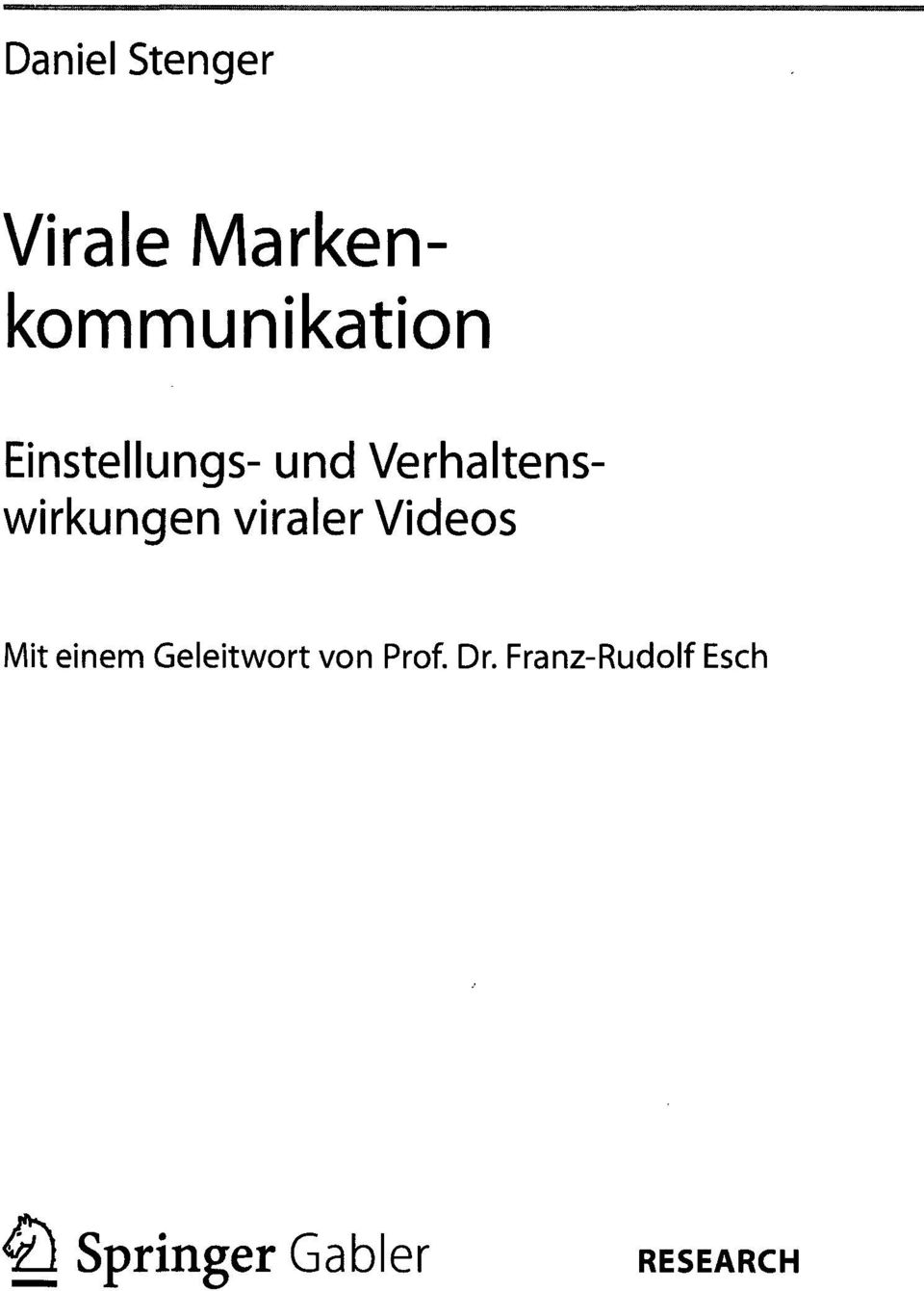 viraler Videos Mit einem Geleitwort von