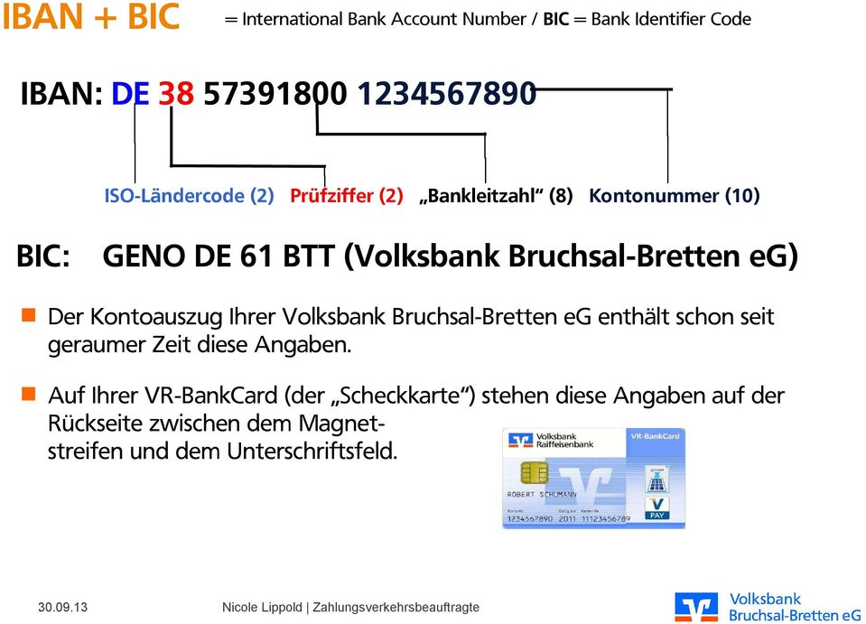 Volksbank Bruchsal-Bretten eg enthält schon seit geraumer Zeit diese Angaben.