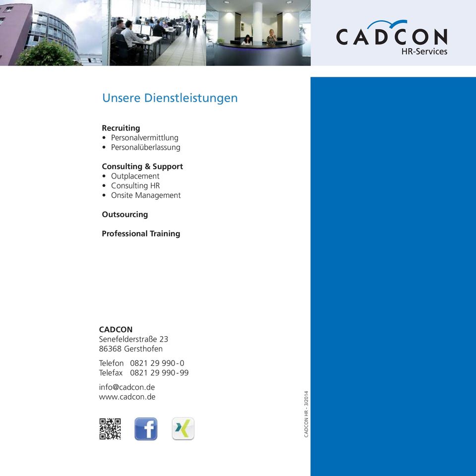 Professional Training CADCON Senefelderstraße 23 86368 Gersthofen Telefon