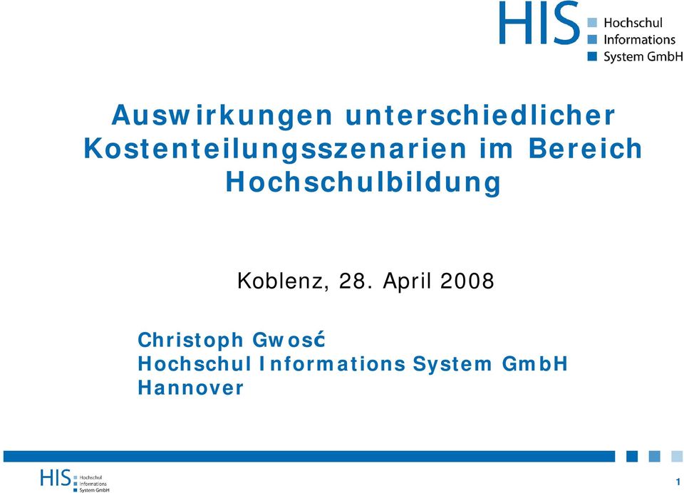 Hochschulbildung Koblenz, 28.