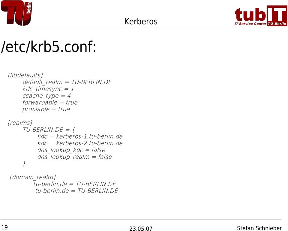 TU-BERLIN.DE = { kdc = kerberos-1.tu-berlin.