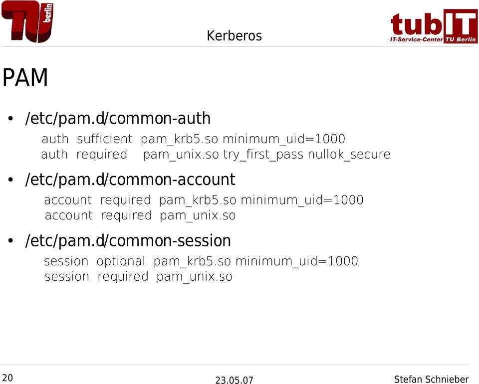 d/common-account account required pam_krb5.