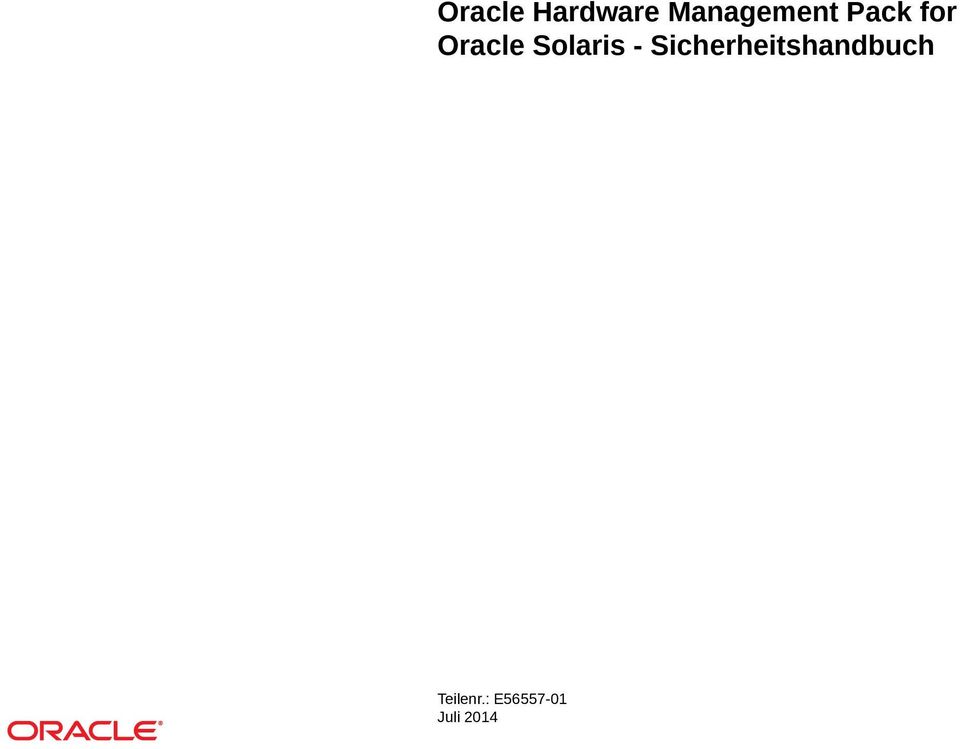 Oracle Solaris -