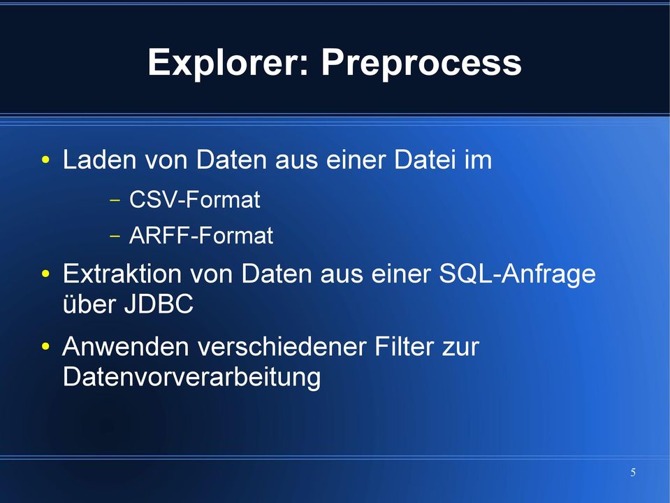 Daten aus einer SQL-Anfrage über JDBC Anwenden