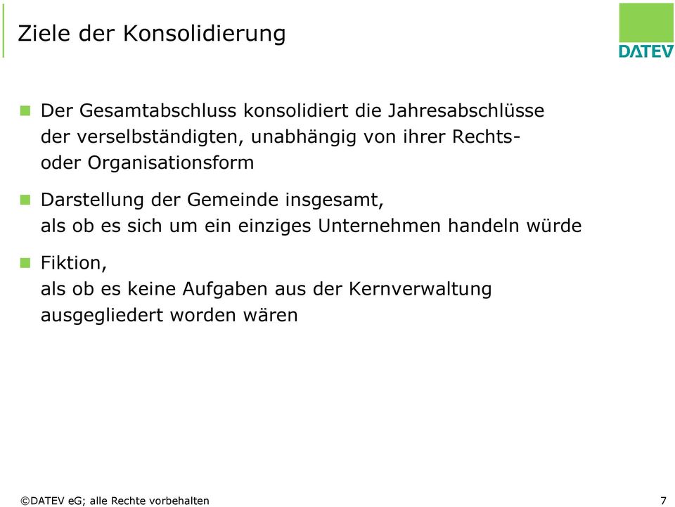 als ob es sich um ein einziges Unternehmen handeln würde Fiktion, als ob es keine