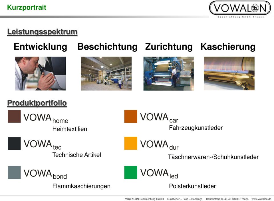 Fahrzeugkunstleder VOWA tec Technische Artikel VOWA dur