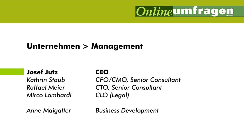 Maigatter CEO CFO/CMO, Senior Consultant