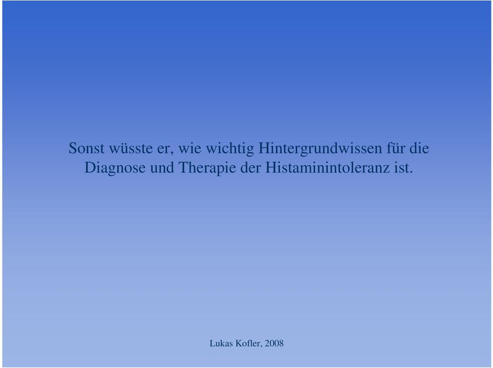 für die Diagnose und