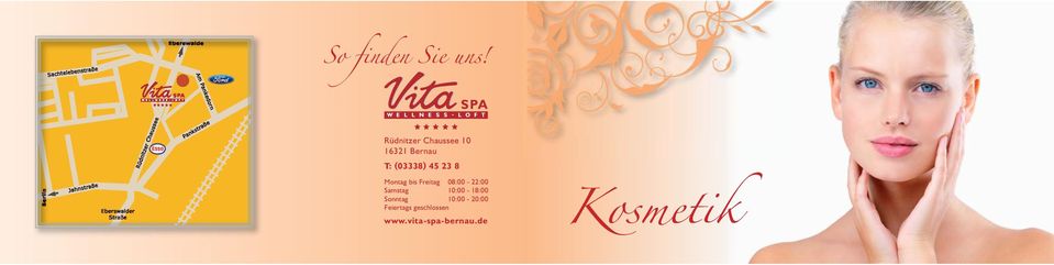 T: (03338) 45 23 8 SPA W E L L N E S S - L O F T Montag bis