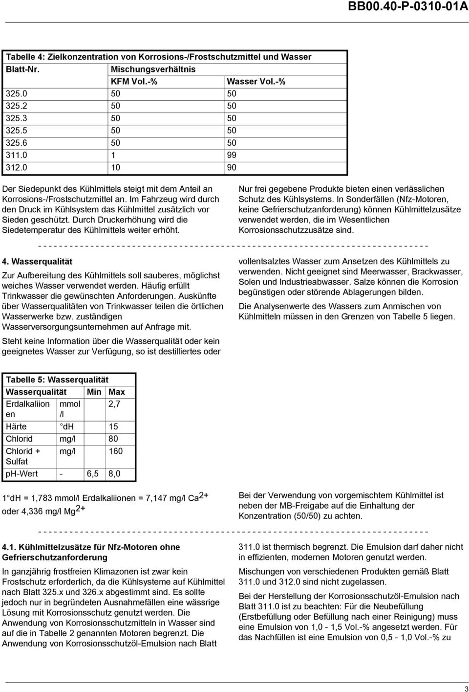 Durch Druckerhöhung wird die Siedetemperatur des Kühlmittels weiter erhöht. Nur frei gegebene Produkte bieten einen verlässlichen Schutz des Kühlsystems.