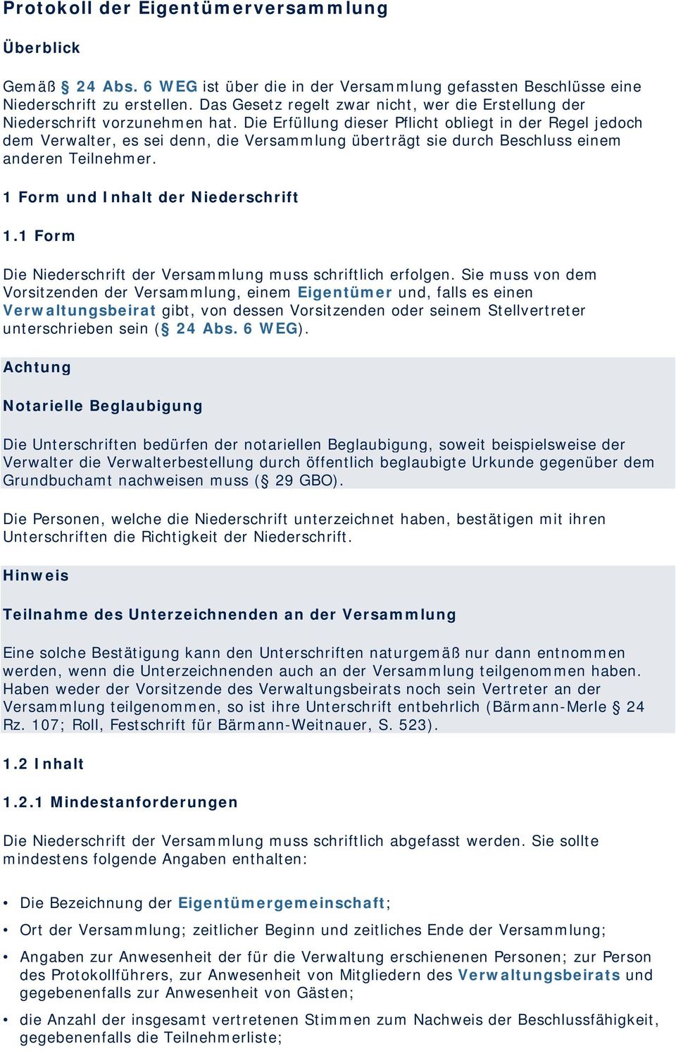 Protokoll Der Eigentumerversammlung Pdf Free Download