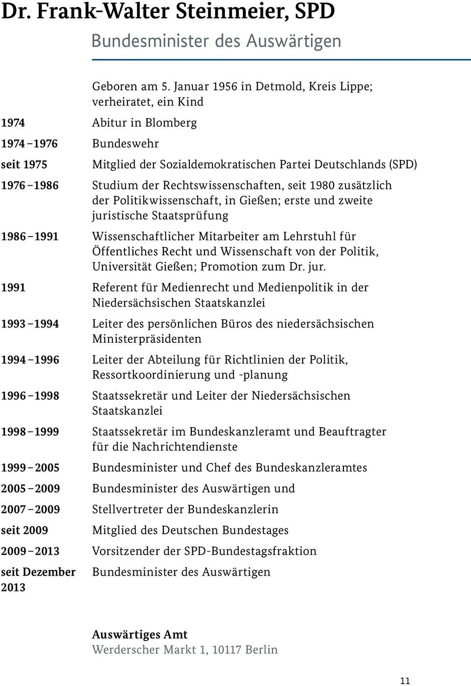 Rechtswissenschaften, seit 1980 zusätzlich der Politikwissenschaft, in Gießen; erste und zweite juristische Staatsprüfung 1986 1991 Wissenschaftlicher Mitarbeiter am Lehrstuhl für Öffentliches Recht