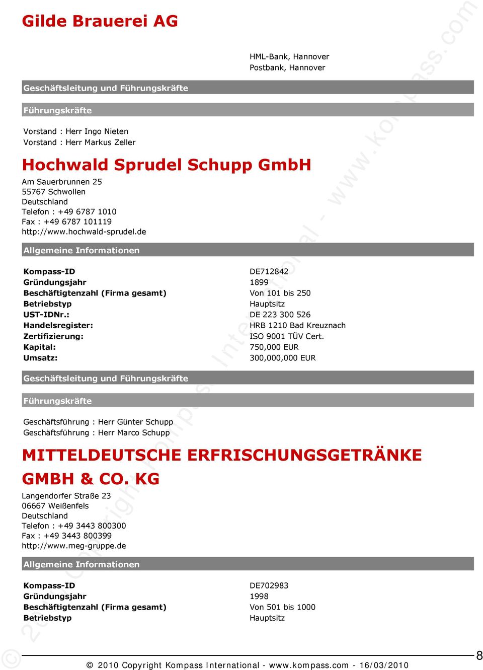 : DE 223 300 526 HRB 1210 Bad Kreuznach Zertifizierung: ISO 9001 TÜV Cert.