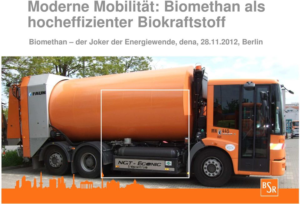 Biokraftstoff Biomethan der