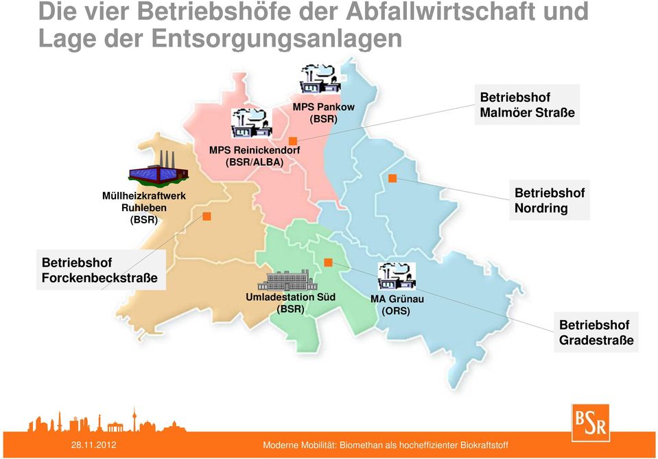 Reinickendorf (BSR/ALBA) Müllheizkraftwerk Ruhleben (BSR) Betriebshof