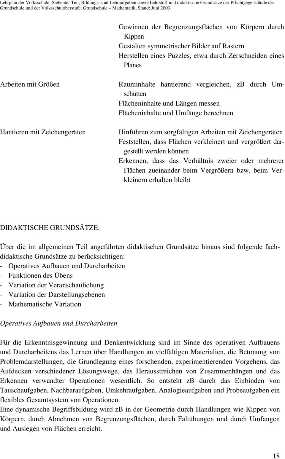 Feststellen, dass Flächen verkleinert und vergrößert dargestellt werden können Erkennen, dass das Verhältnis zweier oder mehrerer Flächen zueinander beim Vergrößern bzw.