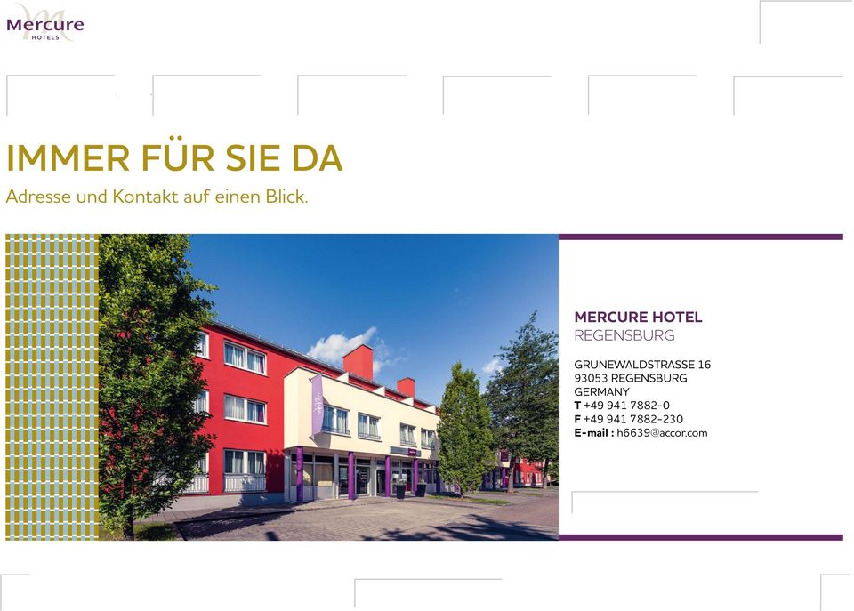 Mercure HOTEL Regensburg GrunewaldstraSSe 16 93053