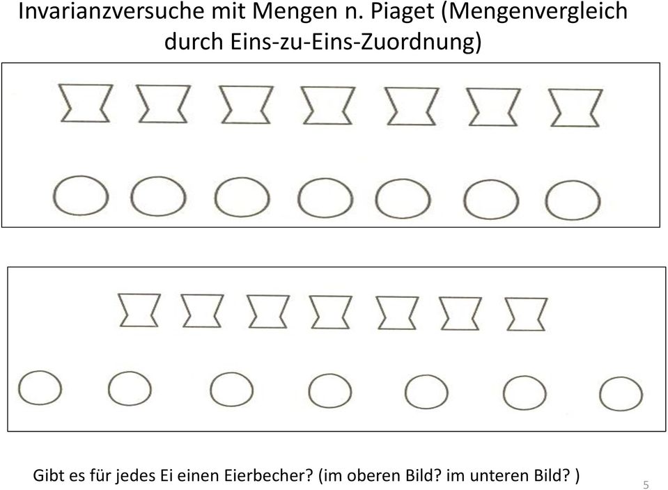 Eins-zu-Eins-Zuordnung) Gibt es für