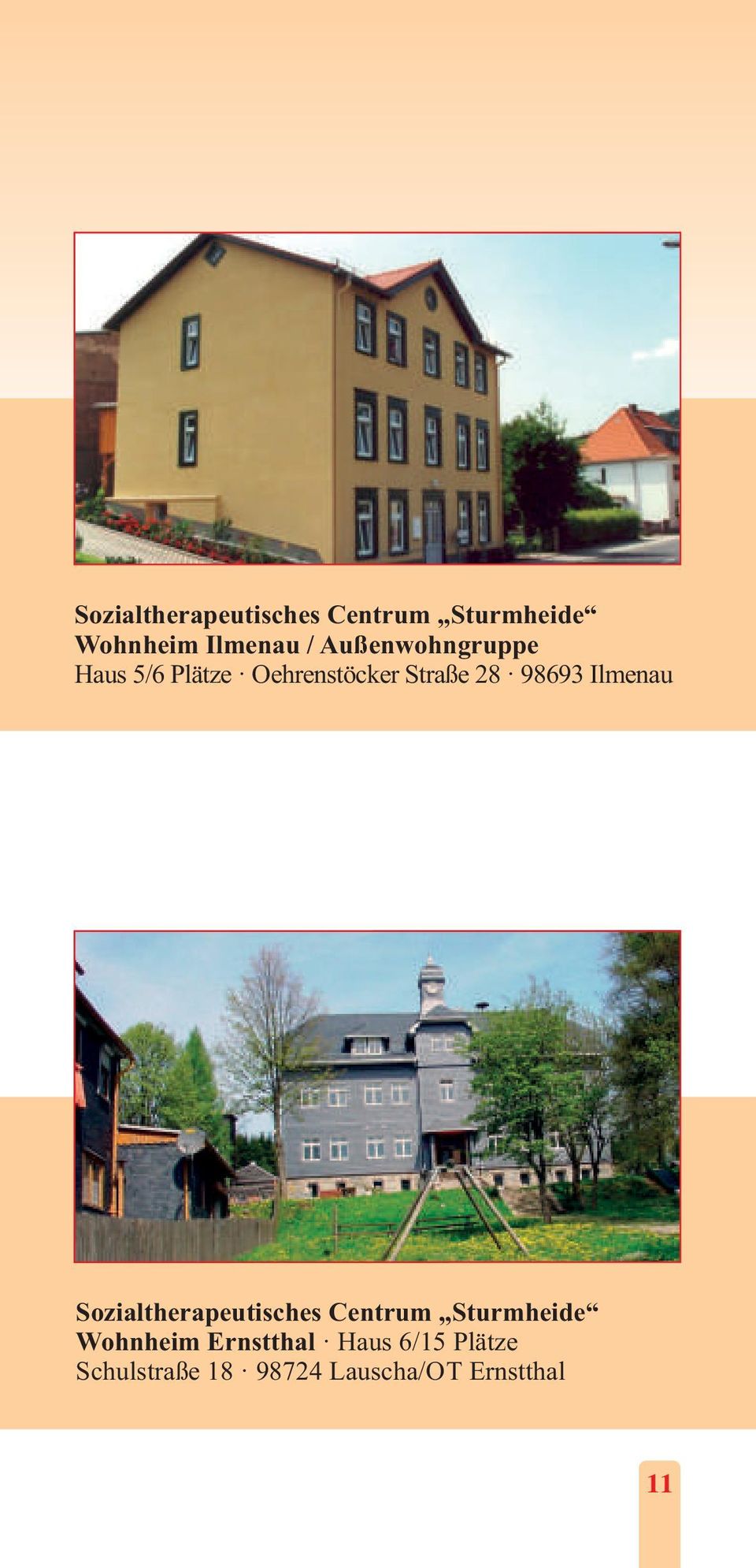 Ilmenau Sozialtherapeutisches Centrum Sturmheide Wohnheim