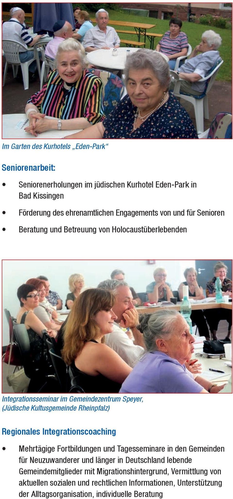 Rheinpfalz) Regionales Integrationscoaching Mehrtägige Fortbildungen und Tagesseminare in den Gemeinden für Neuzuwanderer und länger in Deutschland lebende