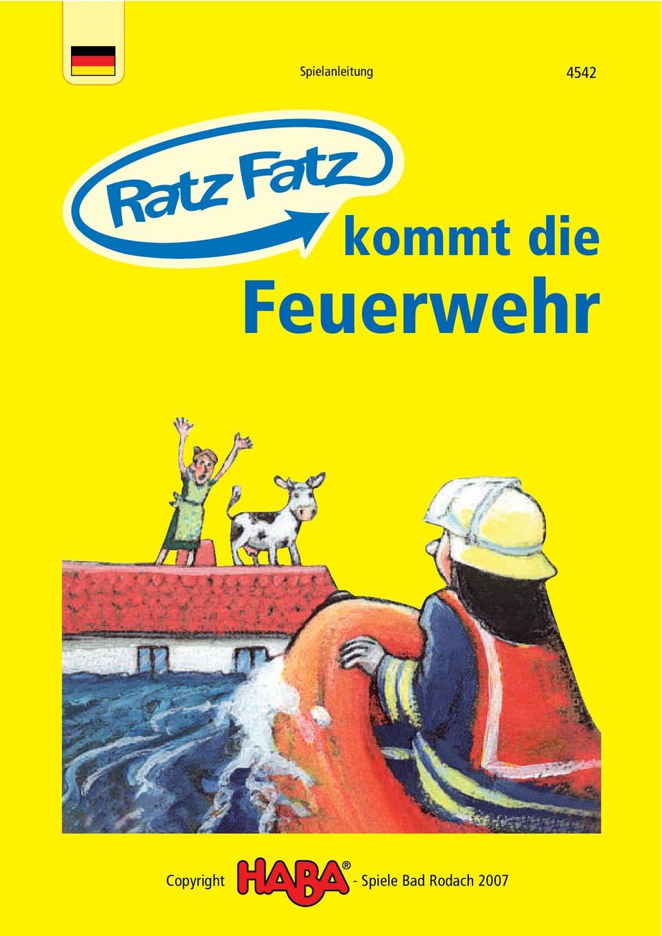 Ratz-Fatz kommt die Feuerwehr HABA 4542 Aktionsspiel 