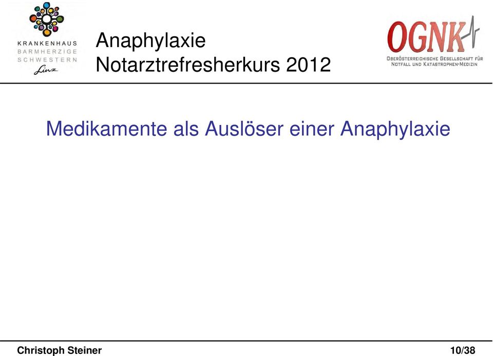 Anaphylaxie