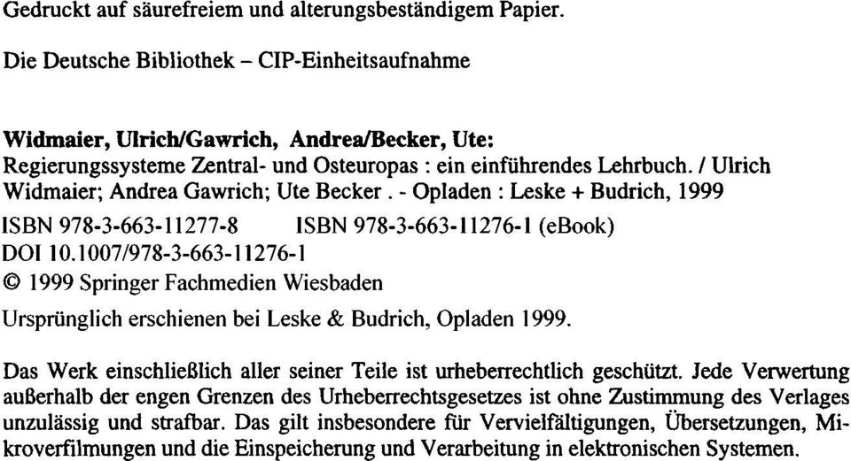 / Ulrich Widmaier; Andrea Gawrich; Ute Becker. - Opladen : Leske + Budrich, 1999 ISBN 978-3-663-11277-8 ISBN 978-3-663-11276-1 (ebook) DOI 10.