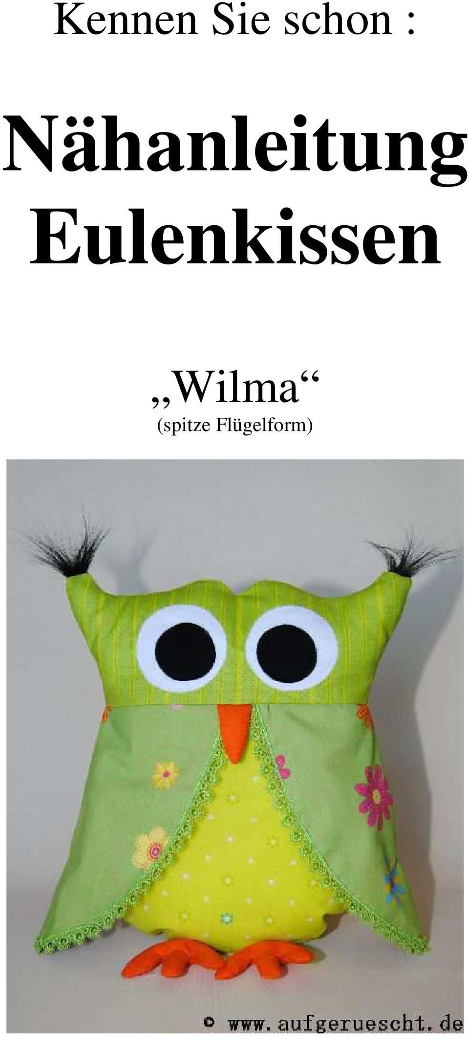 Eulenkissen Wilma