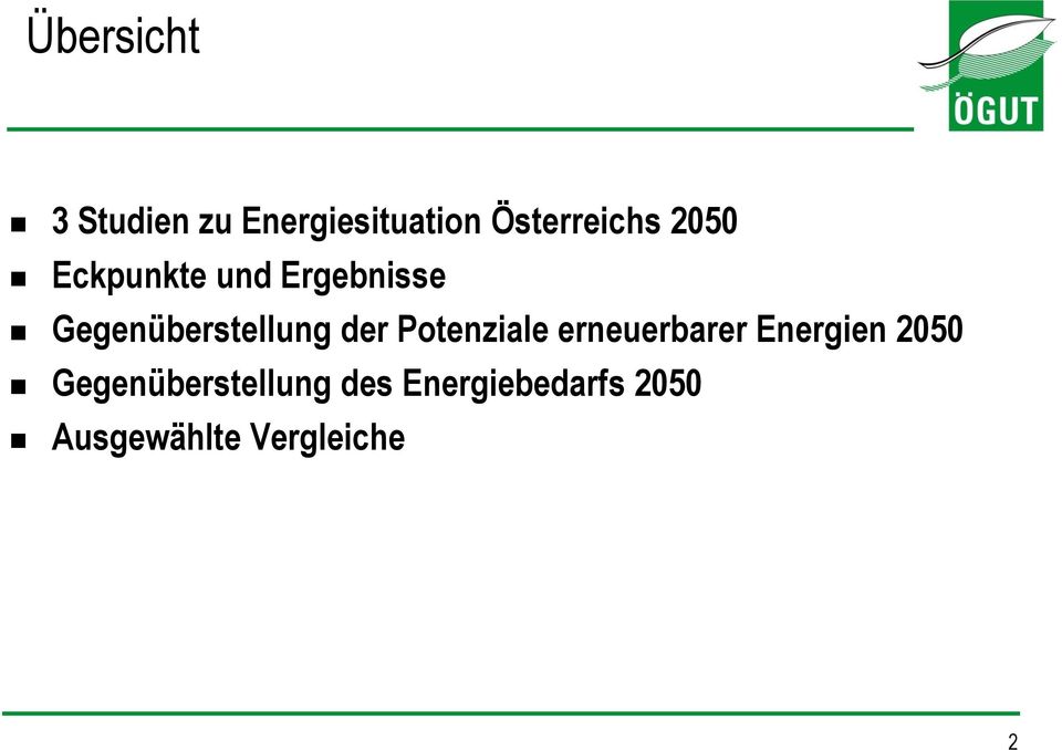 Potenziale erneuerbarer Energien 2050