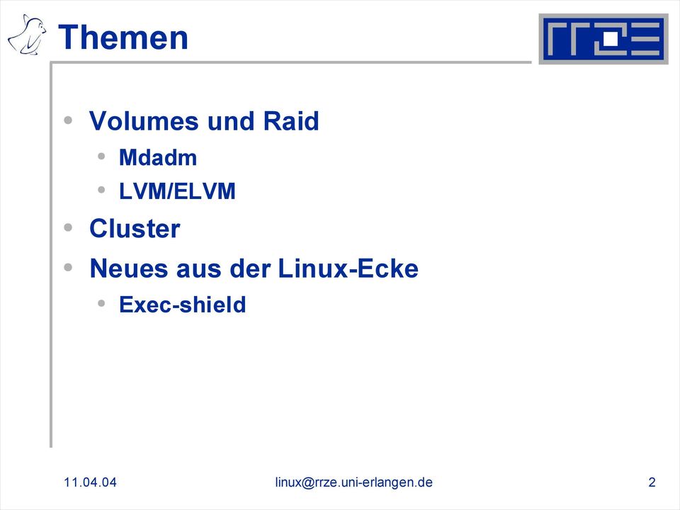 Linux-Ecke Exec-shield 11.04.