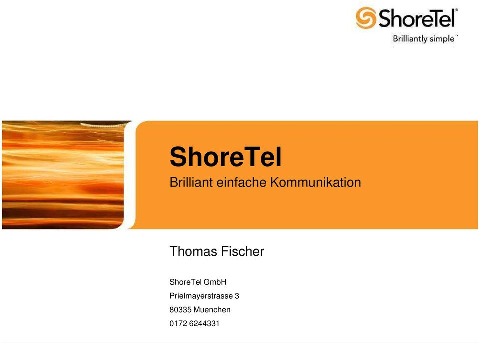 ShoreTel GmbH