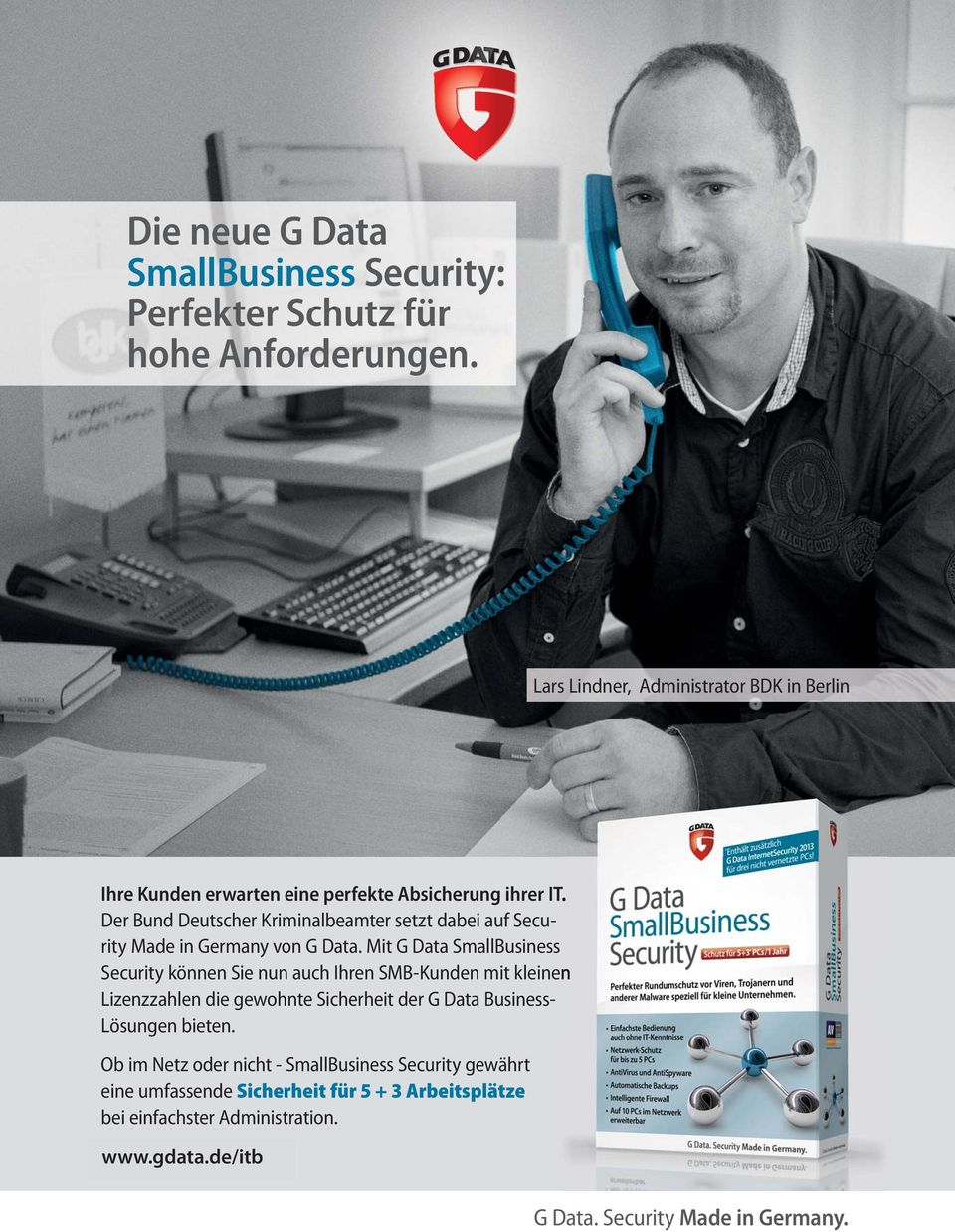 Der Bund Deutscher Kriminalbeamter setzt dabei auf Security Made in Germany von G Data.