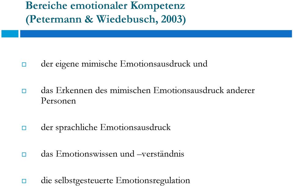 Emotionsausdruck anderer Personen der sprachliche Emotionsausdruck