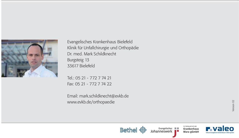 Mark Schildknecht Burgsteig 13 33617 Bielefeld Tel.