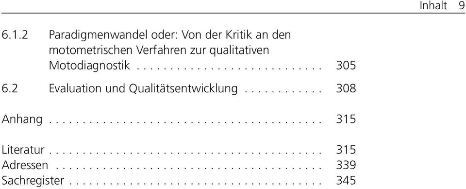 motometrischen Verfahren zur qualitativen Motodiagnostik.