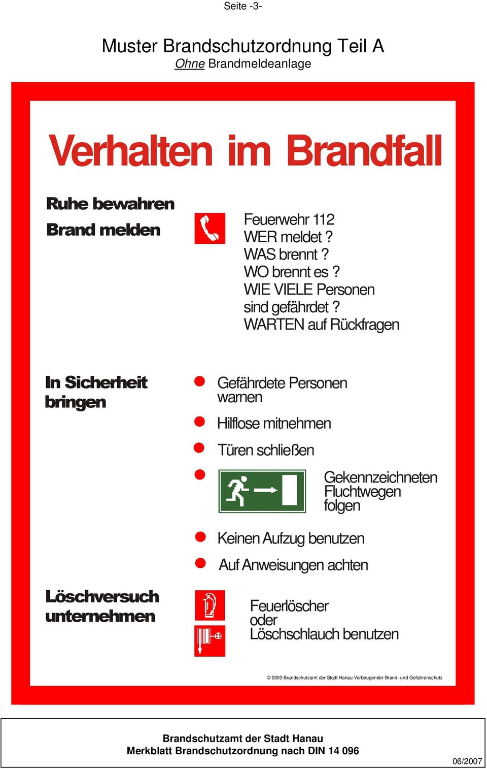 Merkblatt Brandschutzordnung - PDF Free Download