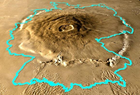 Mars: Topografie Markante