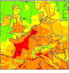 Hitzewelle in Europa, August 2003 Tödlichste Naturkatastrophe in Europa der letzten hundert Jahre, ca. 70.