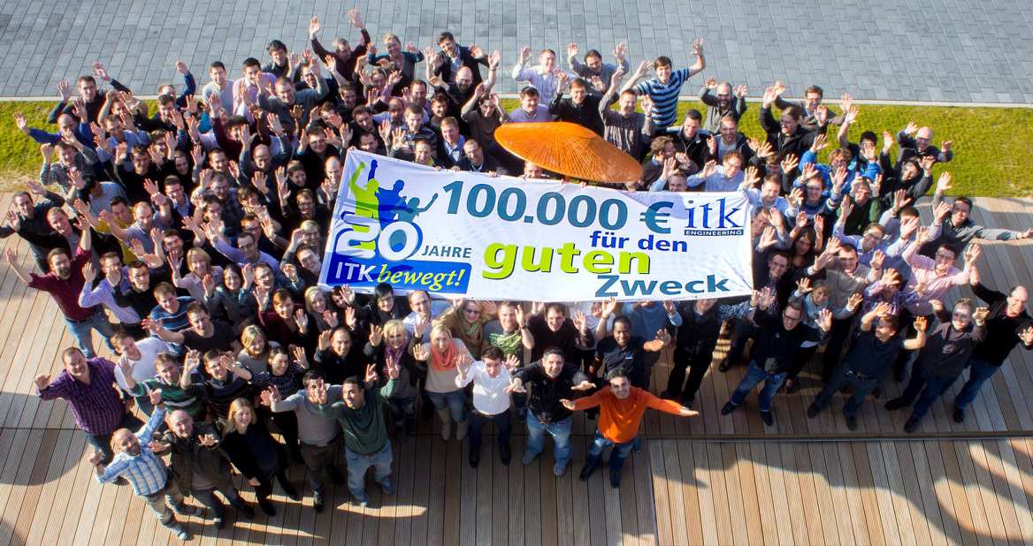 100.000 Euro für den guten Zweck Die unterstützt 20 soziale Einrichtungen anlässlich des Firmenjubiläums Rülzheim, 21.
